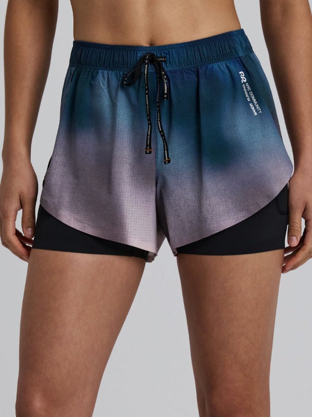 Bandit Running - Women's Vento™ 2-in-1 Run Short - Flow State Aegean Multi